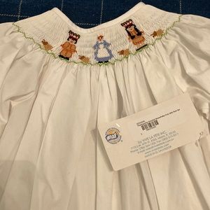 Vive la Fete smocked pants set Thanksgiving size 3 NWT